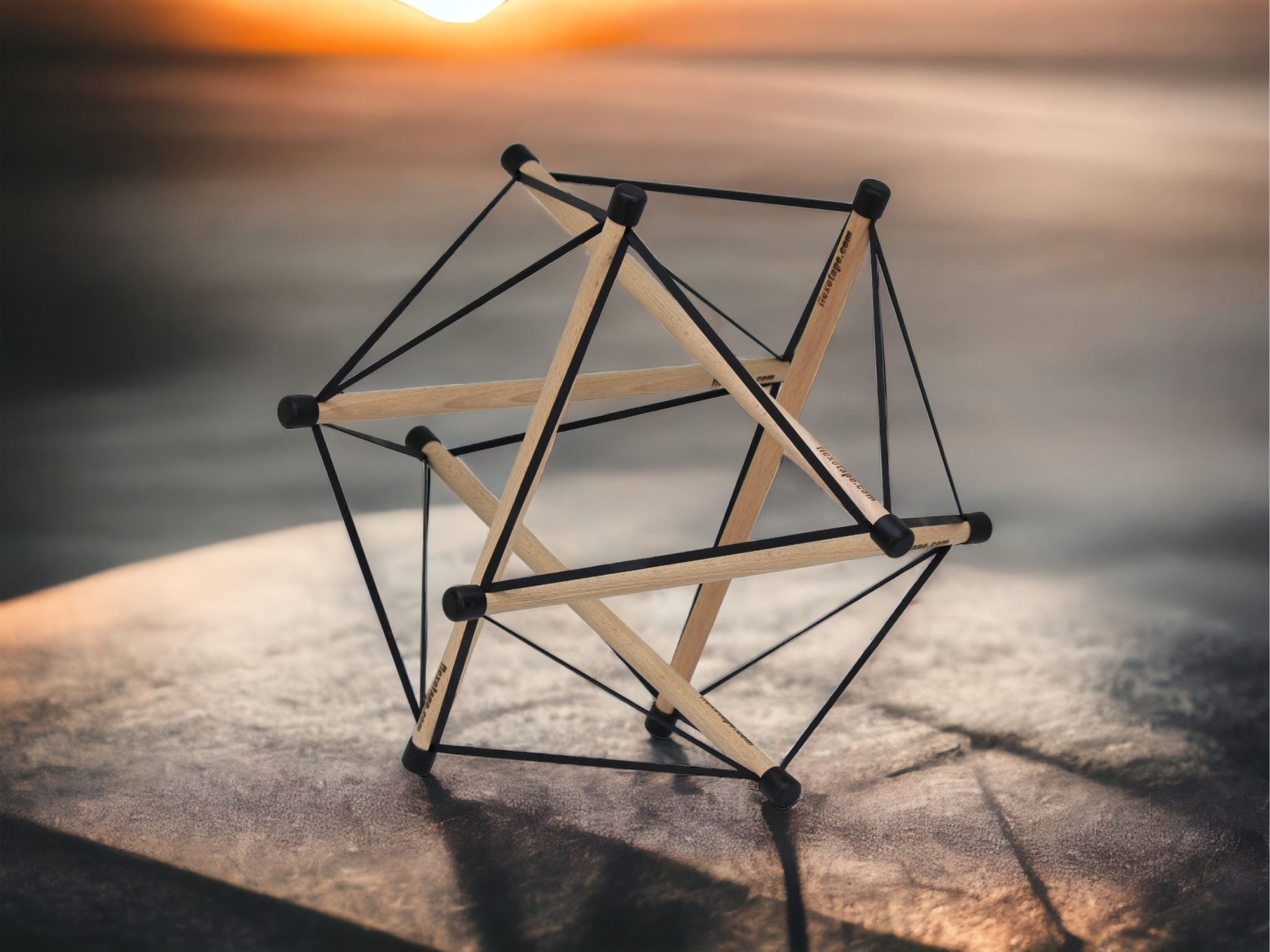 Tensegrity Modell black | flexotape®